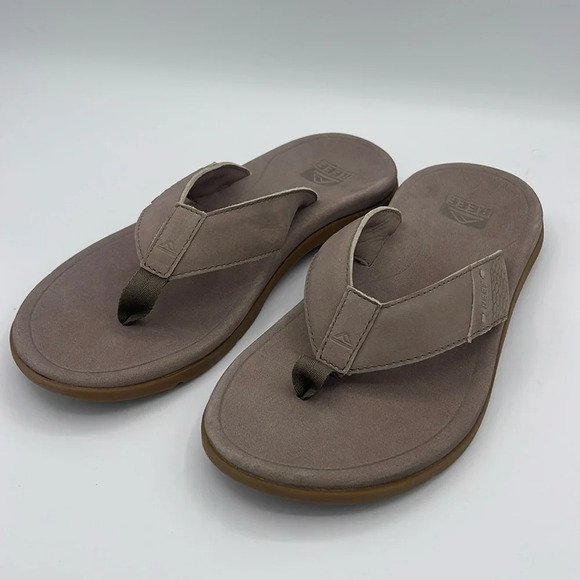 Reef Leather Santa Ana, taupe - Picture 1 of 9
